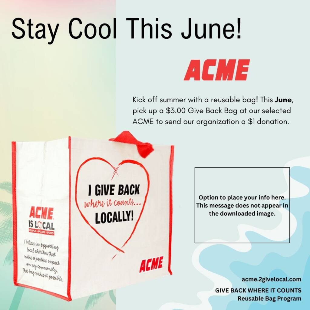 June Tools Of The Month Acme Give Back Where It Counts Reusable Bag And Giving Tag Program 3295